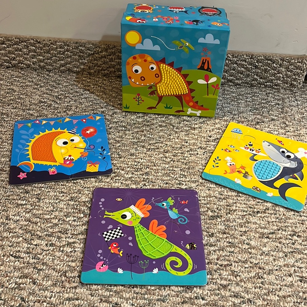 “Never Touch” puzzle and book collection